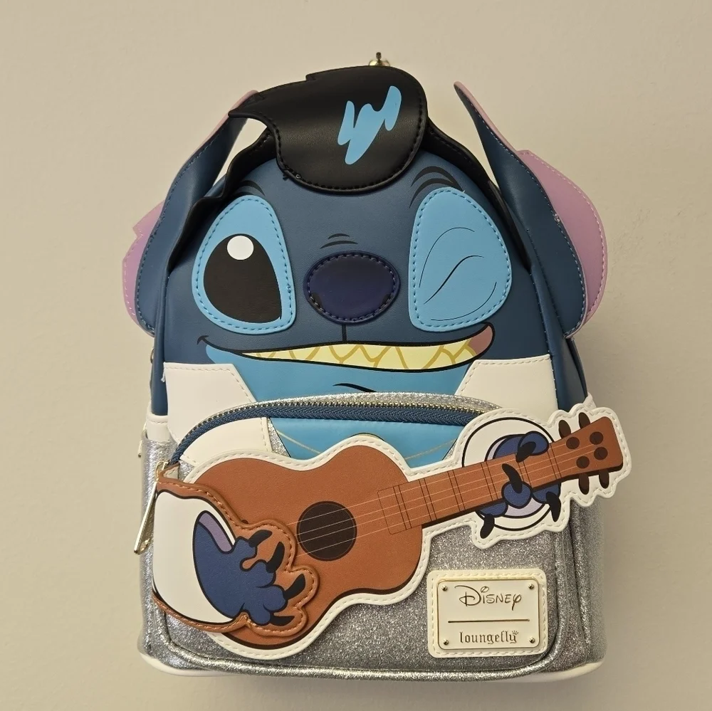 Loungefly Stitch Elvis Guitar Disney Backpack